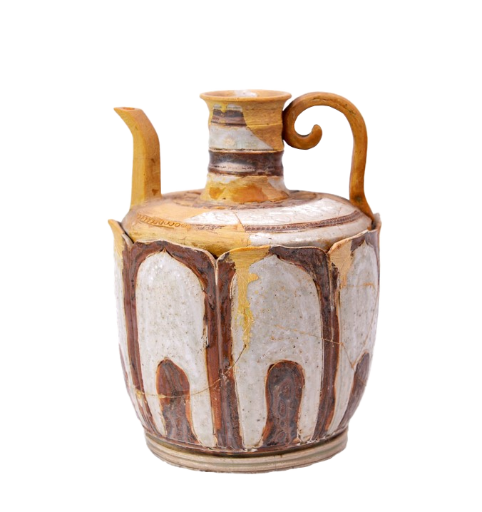 Bouteille de vin en céramique à fleurs brunes, dynastie des Lý, XIe - XIIe siècles